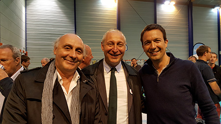 Avec Pascal Goubert et Guillaume Peltier