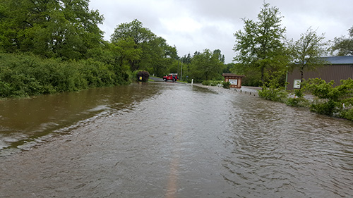 Inondations à Chaon - 31 mai 2016