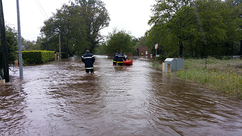 Inondations à Chaon - 31 mai 2016