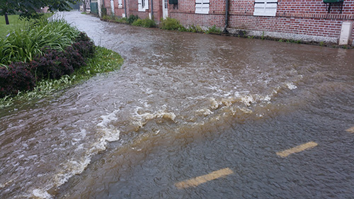 Inondations à Chaon - 31 mai 2016