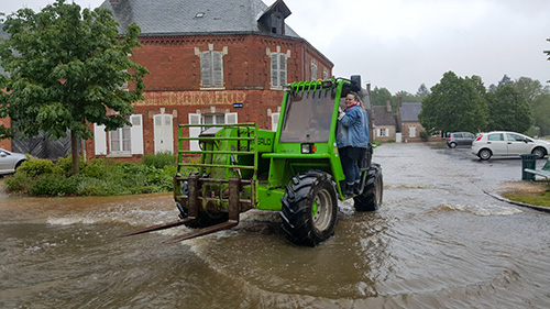 Inondations à Chaon - 31 mai 2016