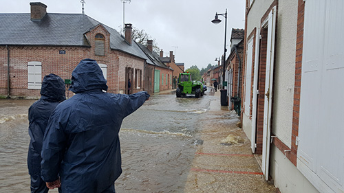 Inondations à Chaon - 31 mai 2016