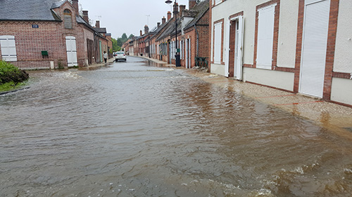 Inondations à Chaon - 31 mai 2016