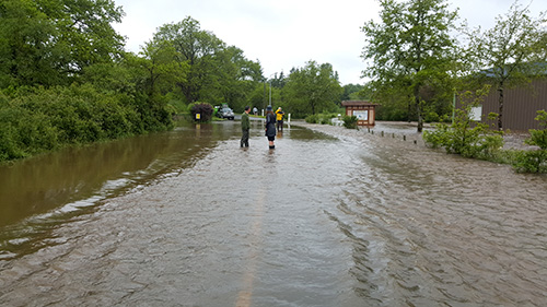 Inondations à Chaon - 31 mai 2016